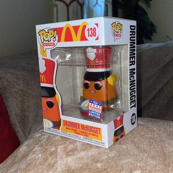 NIB - Limited Edition Funko Pop Ad Icons #138 - Drummer McNugget - McDonalds - Picture 9 of 16